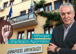 Μήνυμα Δημάρχου Αμυνταίου για την Παγκόσμια ημέρα εξάλειψης της βίας κατά των γυναικών