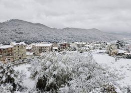 Έπεσαν τα πρώτα χιόνια στη Φλώρινα