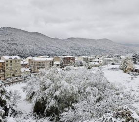 Έπεσαν τα πρώτα χιόνια στη Φλώρινα