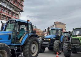 Παράσταση διαμαρτυρίας από αγρότες στην Π.Ε. Φλώρινας