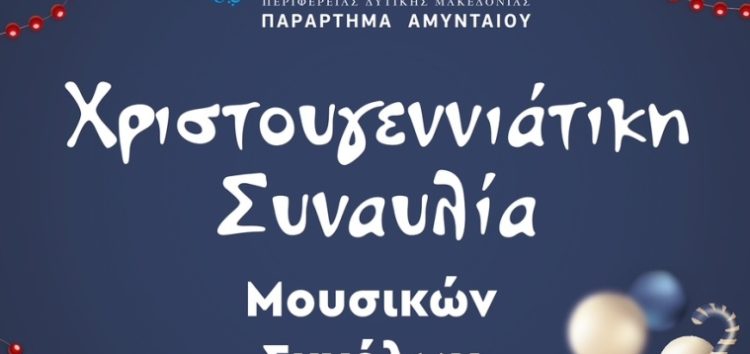 Χριστουγεννιάτικη συναυλία παραρτήματος Αμυνταίου του Ωδείου Φλώρινας