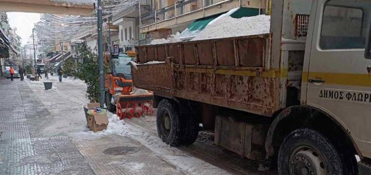 Ενημέρωση για τις εργασίες αποχιονισμού στο Δήμο Φλώρινας το χρονικό διάστημα 12 έως και 14 Ιανουαρίου